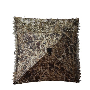 Hardside di động cây cỏ <span class=keywords><strong>s</strong></span>ậy vịt <span class=keywords><strong>s</strong></span>ăn bắn mù mặt đất Camo 3 bức tường bảng điều chỉnh khung hàng rào Lều Nhà <span class=keywords><strong>s</strong></span>ản xuất - Product Image 3