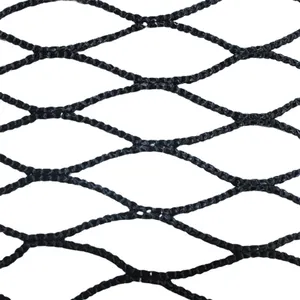 210D/5ply Twist nylon multifilament knotted or knotless raschel braided fishing net from China Fishing net supplier