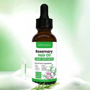 Aceite Orgánico de Romero para el Crecimiento del Cabello con Jojoba y Vitamina E, Nutritivo e Hidratante para Cabello Fino, Cuidado Natural del Cuero Cabelludo, Marca Privada - Product Image 1