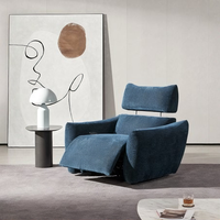 Ensemble de canapés inclinables électriques modernes, confortables et élégants avec chargeur sans fil, tissu durable, meubles de salon, grossiste