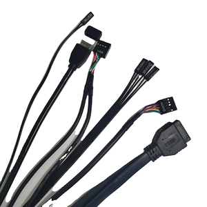 האם USB C אודיו פנל קדמי יציאת USB 2.0 + USB 3.0 LED מתג TYPE-C PCB הרכבה המעגלים כוח מתג תקליטונים כונני - Product Image 3