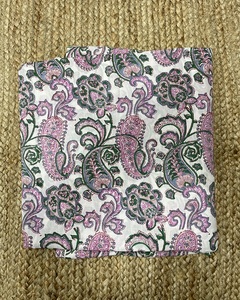 Tela 100% algodón estampada a mano, tela suave natural estampada a mano por yarda, tela para vestidos de mujer - Product Image 4