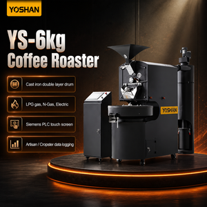 Commercial Automatic Coffee Roaster 6kg 10kg 12kg Coffee Roasters for Sale Fully Automatic Coffee Bean Roasters - Product Image 1