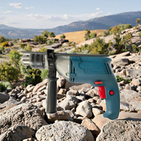 Perceuse à percussion électrique 220V professionnelle, robuste, pour usage industriel et ingénierie, vente en gros OEM, marque personnalisée