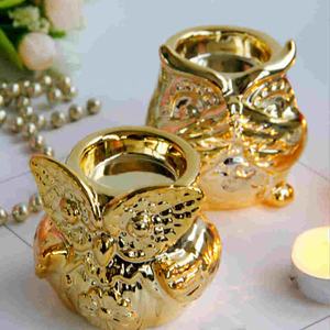 <strong>Candle</strong> <strong>Holder</strong> Nordic Style <strong>Owl</strong> Shape Ceramics Candlestick Table Centerpiece <strong>Candle</strong> Stand Wedding Party Christmas Home Decoration - Product Image 3