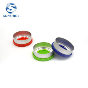 Reaktif ilaç bileşikleri için sertifikalı 10ml Amber dikişsiz şişe Teflon yüzlü Septa - Product Image 6