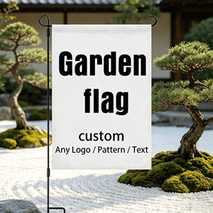 Drapeau de jardin personnalisé Yabee, logo/texte/motif personnalisé, drapeau de jardin en polyester double face, extérieur, maison, jardin - Product Image 4