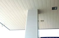 Sofit Fascia Insonorizado Suspendido Aluminio Tira falsa Azulejos de techo Tira de metal Techo
