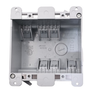 Shanghai Linsky 2-Gang Old Work Plastic Box Switch/Outlet For Use With Non-Metallic Sheathed Cable