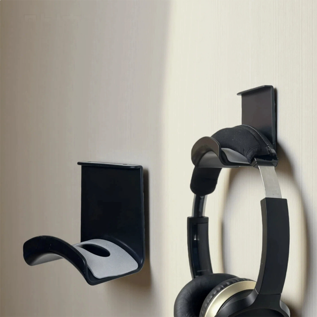 Premium Under Desk Headphone Hook Wall Mount No Drill Detachable Hanger Organizer for PS4/PS5/Xbox /witch Pro Headset