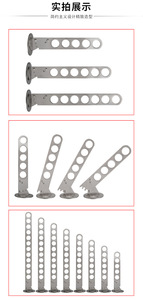 Bedroom Stainless Steel <strong>Screw</strong> <strong>Wall</strong> <strong>Mounted</strong> Clothes Hanger Laundry Folding Clothes Drying Rack - Product Image 6