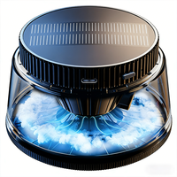 Difusor de Aroma Automático para Coche y Hogar, Doble Uso, con Energía Solar, Material ABS, Adorno para Asiento