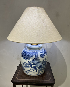 Chinoiserie LED bảng đèn tiểu quốc gia Mỹ đầu giường Bàn đầu giường đèn cho phòng ngủ - Product Image 4