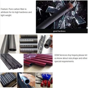 Tube Carbone 26/28 (OD28mm ID26mm) <strong>Carbon</strong> Fiber Tube - Custom Length OEM/ODM Available - Product Image 5