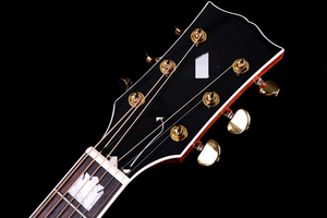 <span class=keywords><strong>Guitarra</strong></span> Acústica Personalizada Nathan-SJ200 de 6 Cuerdas, Acabado Sunburst Antiguo, Totalmente Sólida, Mástil de Caoba, 42 Pulgadas, Abeto y Palisandro - Product Image 6