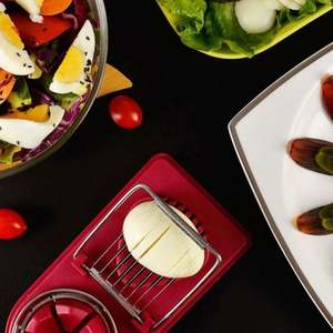 Cortador de Huevos Multifuncional de Acero Inoxidable, Cortador de Huevos en Rodajas, Molde en Forma de Flor, Cortador de Carne para Almuerzo, Utensilios de Cocina - Product Image 4