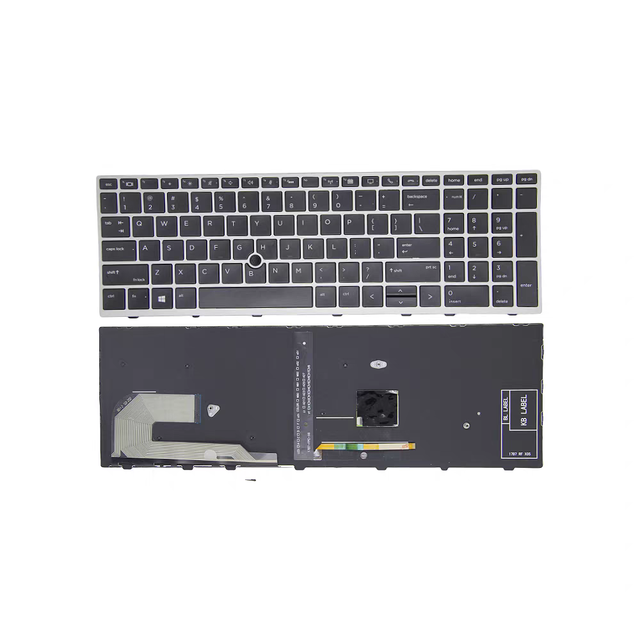 US UK Laptop Internal Keyboard for HP Laptop 855 850 G5 G6 750 755 G5 Zbook 15U G5 G6 Keyboard Laptop with Backlight Trackpoint