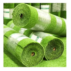 Factory Supplier Natural Looking Soft Yarn C Shape 35mm Lawn For Landscaping Nylon Green Mat Artificial Grass Landscape