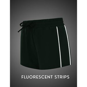 Short de course pour femme FOXA, séchage rapide, élastique, taille haute, avec poches zippées, vêtements de sport - Product Image 3