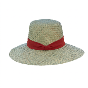 Wholesale Floppy Natural Grass <b>Straw</b> <b>Hat</b> with Hand Embroidery <b>for</b> Unisex Travel Custom Design Eco2go Vietnam Brand - Product Image 1