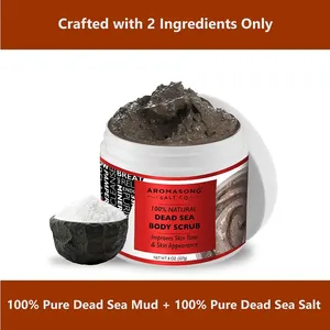 Label pribadi krim Scrub pengelupas kulit wajah Formula kulit Mineral Laut Mati buatan AS krim pengelupas kulit peremajaan tambal sulam - Product Image 6