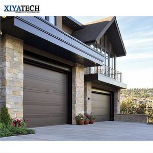 XIYATECH الأمريكية 9x7 <span class=keywords><strong>9x8</strong></span> 16x7 التلقائي لوحة التحكم اليدوي ساندويتش علوية مقطعية الصلب رغوة باب المرآب للمنزل - Product Image 1