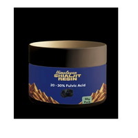 Extrait de résine de Shilajit pur de l'Himalaya, emballage en fût de 1 kg, 50 g de résine de Shilajit, 20 à 30 % d'acide fulvique, produit naturel