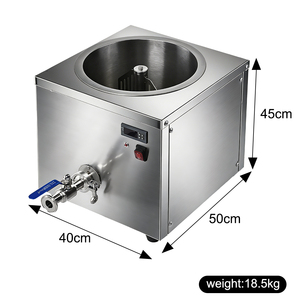 Petite machine de pasteurisation pour lait, jus, yaourt, bière, crème glacée, œufs, lait de chèvre, 14L, en acier inoxydable - Product Image 4