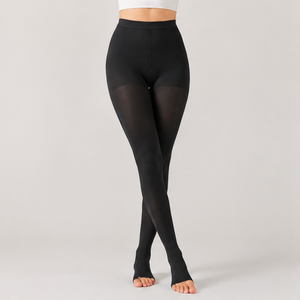 Venta caliente Body-Shaping Moderate 23-32 MmHg Unisex Open Toe Panty-hose <span class=keywords><strong>Medias</strong></span> de compresión <span class=keywords><strong>para</strong></span> venas varicosas - Product Image 4