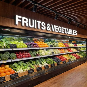 Vitrina Refrigerada Comercial de Aluminio con Ventilador y Múltiples Puertas para Supermercados - Solución Integral - Product Image 1