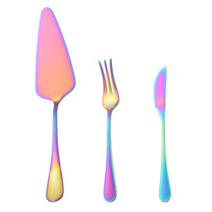 Baking Tools Serrated Blades Pizza Cake Spatula Stainless Steel Mooncake <strong>Cutter</strong> and Fruit Fork - Product Image 1