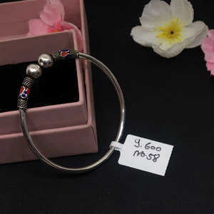 Antique Silver Fine Bangles Bohemian Style <b>Kada</b> <b>Kada</b> Daily Wear for Women - Product Image 1