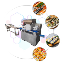 Mesin Pembuat Lembaran Nasi Sushi Otomatis Terbaru  Mesin Penggulung dan Penyebar Nasi Sushi Otomatis  Mesin Robot Sushi