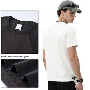 Camiseta de Alta Calidad Personalizada de 220 g/m² para Hombre, Camiseta de Algodón de Secado Rápido, Talla Grande - Product Image 3