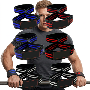 Soporte de Muñeca de Neopreno de Alta Calidad Saar Industries, Correas en Forma de 8, Resistentes, Ajustables, Ligeras, para Entrenamiento y Levantamiento de Pesas - Product Image 1