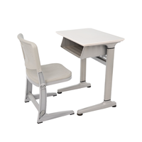 Tables et chaises d'étude robustes, confortables, modernes, écologiques, en matériaux résistants, pour un seul élève, pour l'école primaire