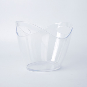 Seau à glace ovale en plastique avec impression logo - Product Image 3