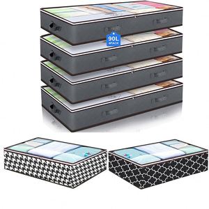 Bolsas Organizadoras Plegables de Gran Capacidad para Ropa, Mantas y Edredones, con Cierre y Ventana, OEM ODM - Product Image 5