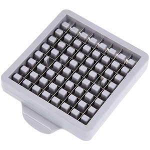 Kitchen Gadget Alloy Manual 2-Piece Potato Cutter Fruit <b>Vegetable</b> Grid Slicer <b>Chopper</b> French Fry Maker Citrus Press Juicer - Product Image 4