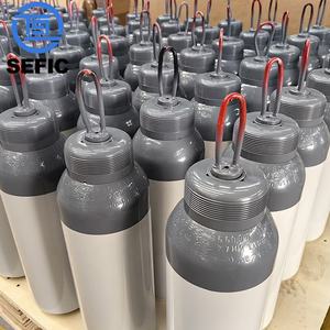 Mini cilindro de gas <span class=keywords><strong>Co2</strong></span> de 200bar y 2.7l para llenar 2kg de grado alimenticio <span class=keywords><strong>Co2</strong></span> - Product Image 3