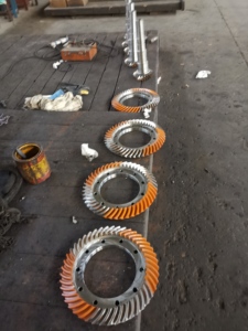 Engranaje cónico espiral de alta velocidad forjado con revestimiento anticorrosión para herramienta eléctrica - Product Image 4
