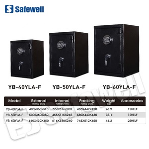 Safewell cơ bản vật liệu cường độ cao màu đen lửa an toàn chống trộm an ninh an toàn với lập trình bàn phím điện tử - Product Image 4