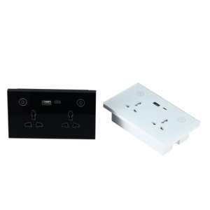 Smart Home Universal EU US UK presa a muro con USB Type-<span class=keywords><strong>c</strong></span> Tuya 16A presa di alimentazione WiFi intelligente con Alexa Google Home - Product Image 3