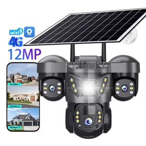 12MP IP66 4G <b>WiFi</b> V380pro Night Vision Two-Way Audio Human Motion Tracking Full Color Face Detection Solar <b>Security</b> <b>Camera</b> - Product Image 1