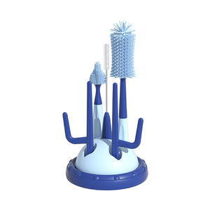 Ensemble de brosses à bouteille en silicone rotatives à 360 degrés, manche long et durable avec solution de nettoyage efficace à 3 couleurs - Product Image 4