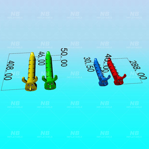 <b>Inflatable</b> Worms Team Building Insect Sausage Jumping <b>Games</b> Toy Racing Walking Tube Ride <b>Game</b> SG075 Team Building <b>Games</b> Inflatab - Product Image 4