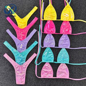 2026 Hochwertige Leder-Bademode Hersteller Maßgeschneiderte Badeanzüge <span class=keywords><strong>Bikini</strong></span> Damen Frauen Bademode - Product Image 1