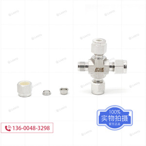 ข้อต่อสแตนเลส BY-LOK 316L แบบสี่ทางสำหรับระบบไฮดรอลิกและนิวเมติก - Product Image 1