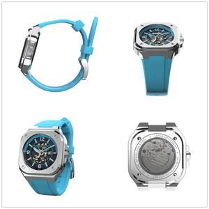 Reloj Automático de Acero Inoxidable con Diseño Único de Fabricante, OEM ODM, Esqueleto, Correa de Goma para Hombre - Product Image 4