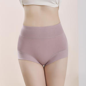 Culottes pour femmes personnalisées 1001 # haute qualité et taille haute ascenseur fesse sans trace respirant grande taille grosse soeur sous-vêtements - Product Image 3